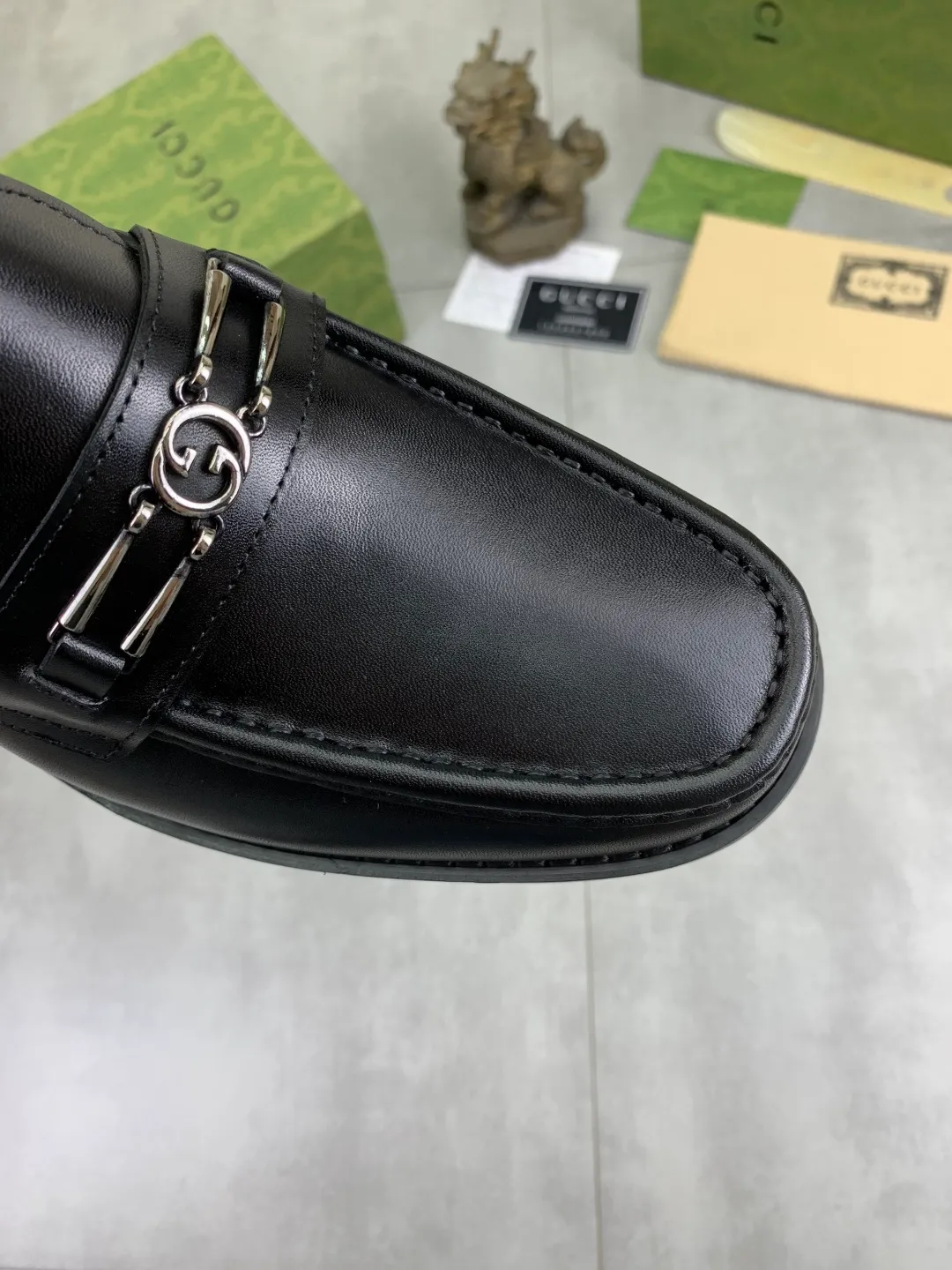 Men's men's shoes 💰P480 [New style] Water-dyed cowhide 💰💎💎💎 [Gucci] GUCCI high-end men's formal business leather shoes, original order 1:1 authentic goods! Original imported high-end open-edge beaded calfskin, original metal buckle, imported first-layer cowhide lining for feet, original outsole, men's shoe size: 38-45, 4️⃣ colors available